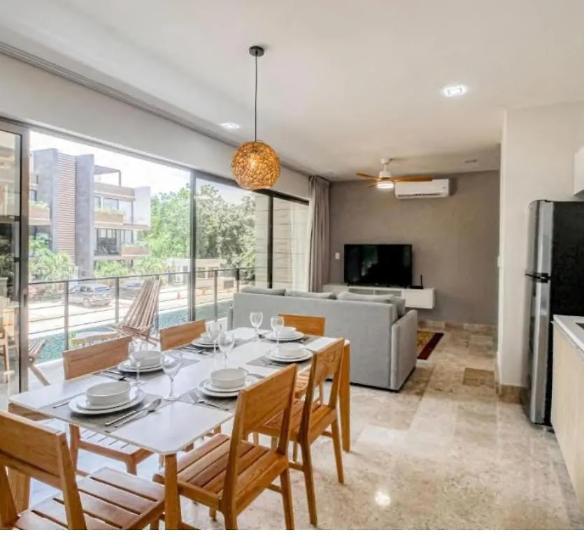 Daire Brava Towers Peaceful Condo Tulum